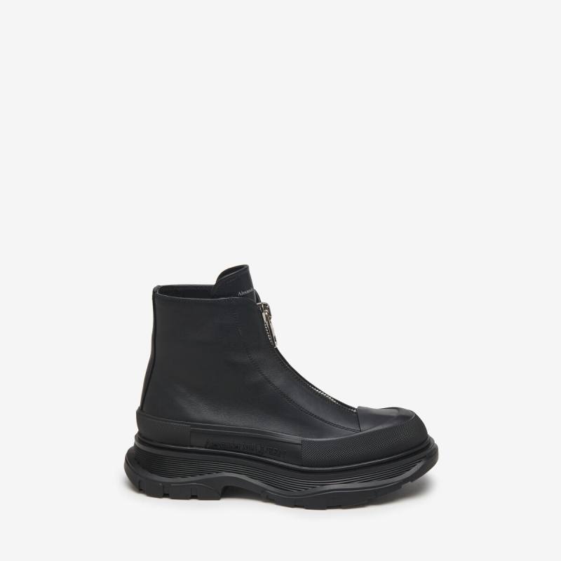 ALEXANDER MCQUEEN - Slick Zip Boot - Item 766901WHZ6U1000